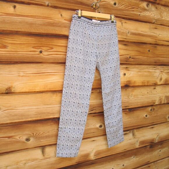 Tory Burch Heidi Slim Fit Print Pants - Picture 5 of 10